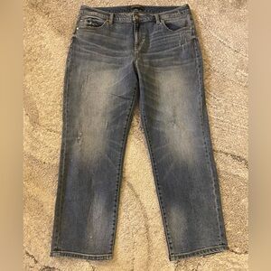 Liverpool LIV Non-Skinny Skinny Distressed Jeans Size 14/32